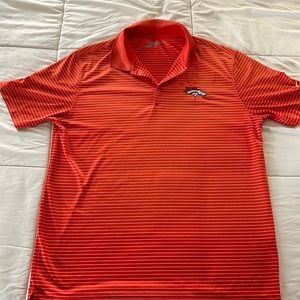 Denver Broncos Nike dri fit tour performance golf polo